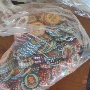 Multicolor Poker Chips 5lbs Assorted